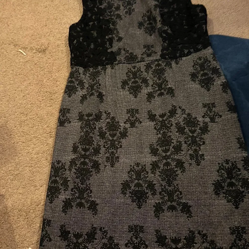 Adrianna Papell black dress 16 - Picture 3 of 8